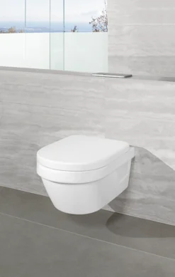 Villeroy & boch architectura omnia veggskål m/sete & åpen spylekant, hvit alpin