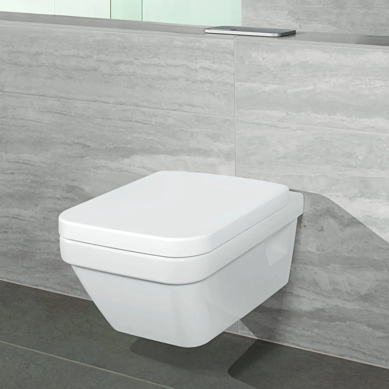 Villeroy & boch architectura vegghengt veggskål m/sete og qr/sc