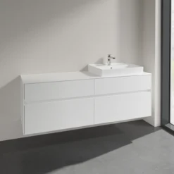 Villeroy & boch collaro servantskap 160 for servant høyre 60 cm m/4 skuffer hvit matt