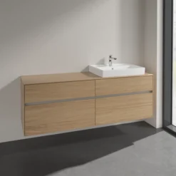Villeroy & boch collaro servantskap 160 for servant høyre 60 cm m/4 skuffer nordisk eik