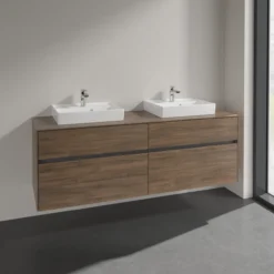 Villeroy & boch collaro servantskap 160 for 2stk servant 50 cm m/4 skuffer arizona eik
