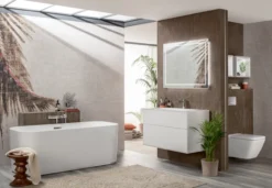 Villeroy & boch finion lysspeil m/emotion-lys 100 x 75 cm