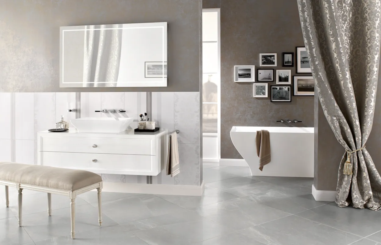 Villeroy & boch finion lysspeil 160 x 75 cm