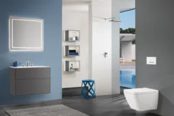 Villeroy & boch finion lysspeil 80 x 75 cm