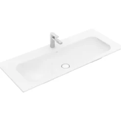 Villeroy & boch finion servant 120x50, hvit alpin ceramicplus u/overløp