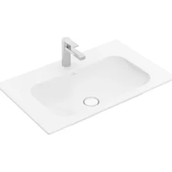 Villeroy & boch finion servant 80x50, hvit alpin ceramicplus u/overløp