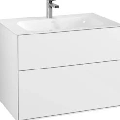 Villeroy & boch finion servantskap 80 hvit høyglans lakk