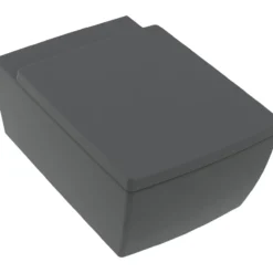 Villeroy & boch memento 2.0 veggskål med åpen spylekant graphite ceramicplus