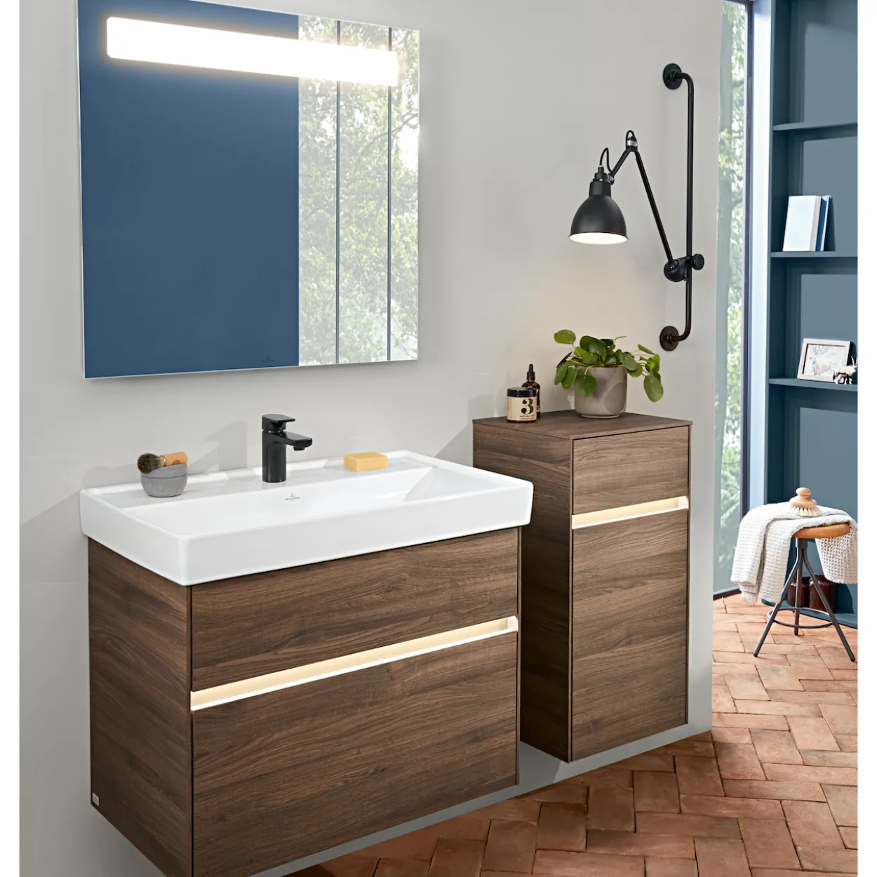 Villeroy & boch more to see 14 lysspeil 80 x 75 cm