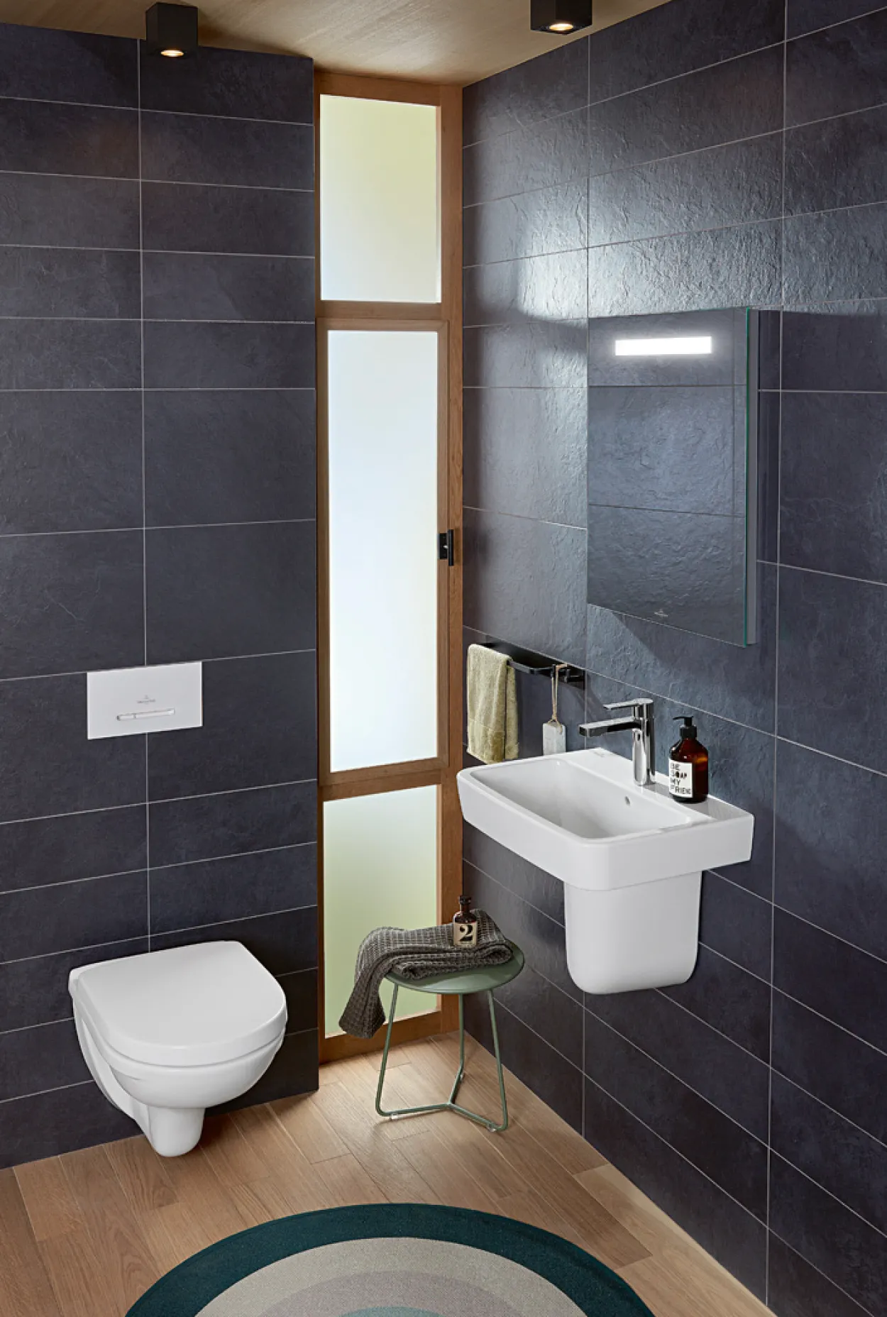 Villeroy & boch o.novo compact veggskål hvit alpin