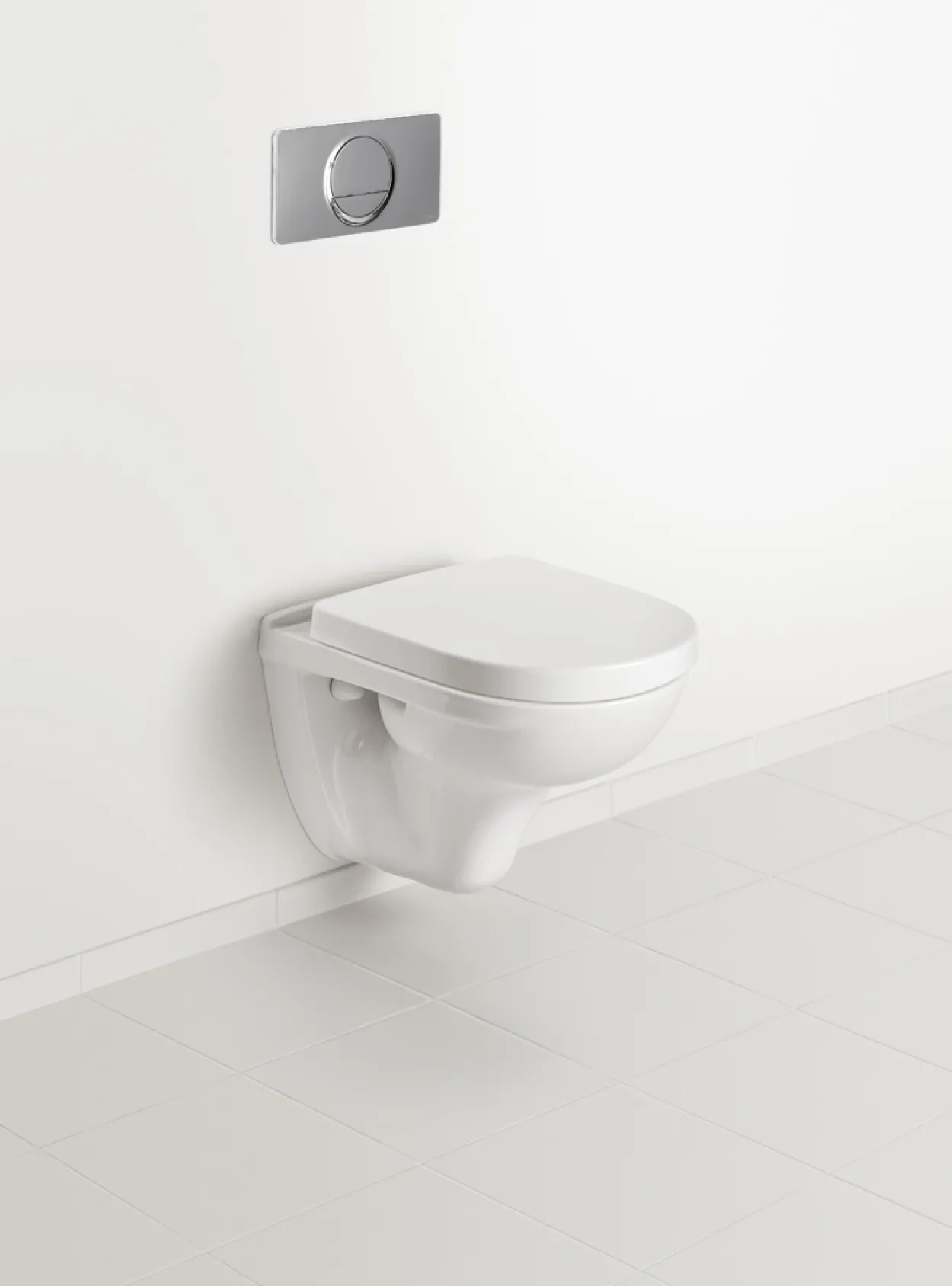 Villeroy & boch o.novo compact veggskål hvit alpin