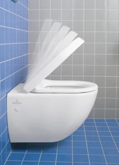 Villeroy & boch subway 1.0 slimseat toalettsete m/softclose og quick-release, hvit alpin