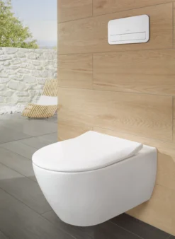 Villeroy & boch subway 2.0 slim toalettsete m/softclose og quick-release