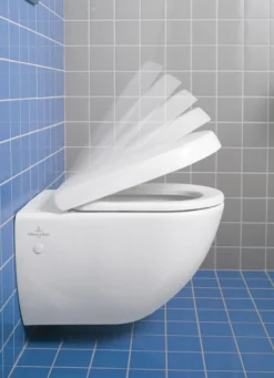Villeroy & boch subway 1.0 toalettsete m/softclose og quick-release, hvit alpin