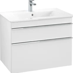Villeroy & boch venticello servantskap hvit matt m/2 skuffer 753 x 590 x 477 mm