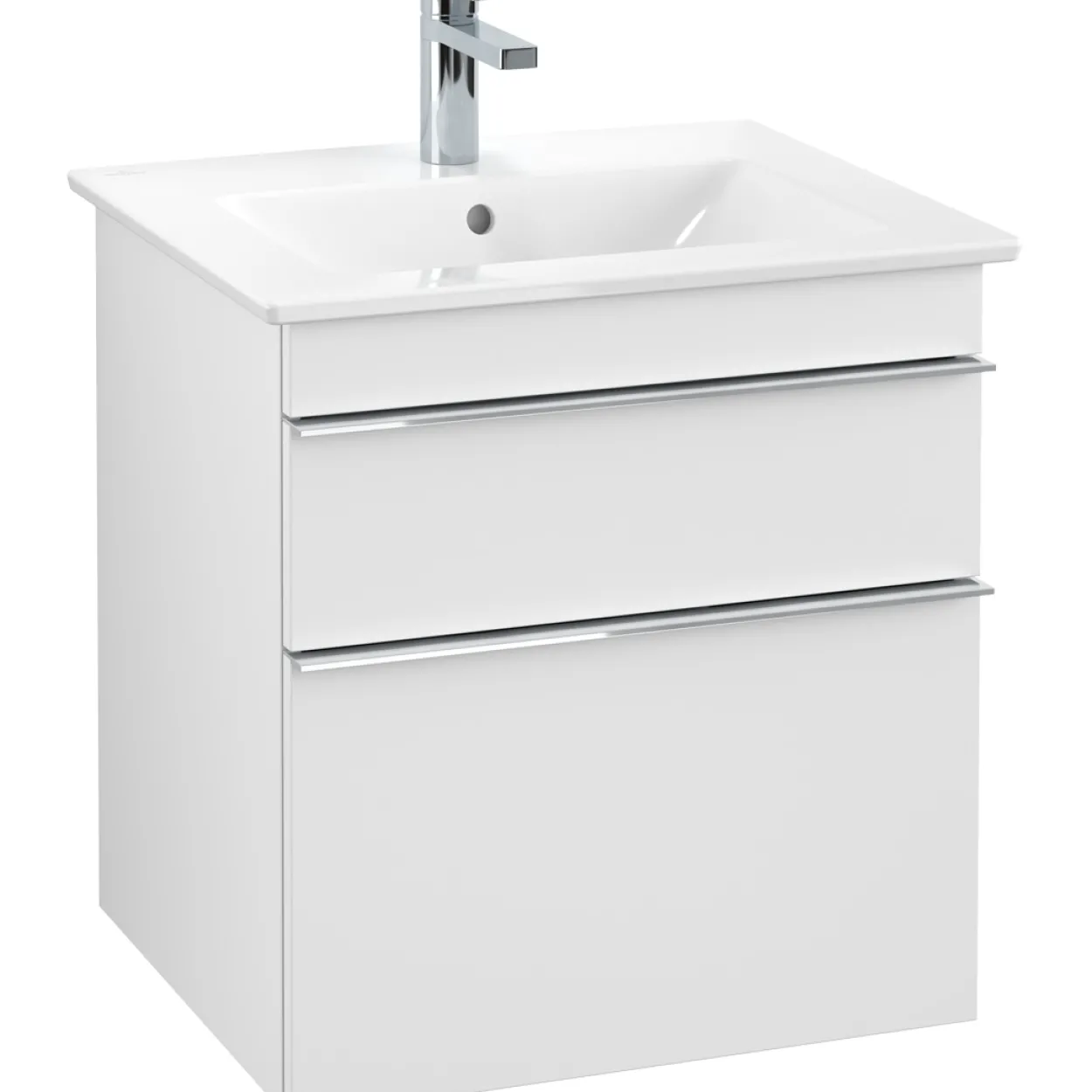Villeroy & boch venticello servantskap hvit matt m/2 skuffer 553 x 590 x 477 mm
