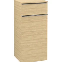 Villeroy & boch venticello sideskap høyre nordisk eik m/1 dør & 1 skuff, 404 x 866 x 347 mm