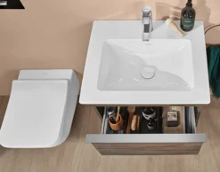 Villeroy & boch venticello veggskål m/åpen spylekant, hvit alpin