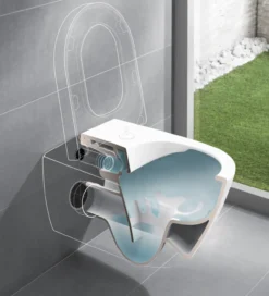 Villeroy & boch venticello veggskål m/åpen spylekant, hvit alpin