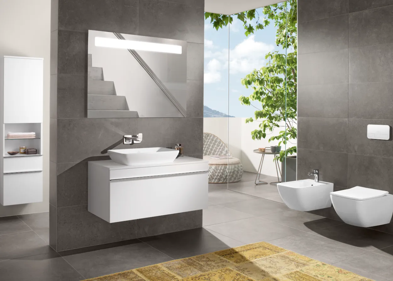 Villeroy & boch venticello vegghengt bidé, hvit alpin