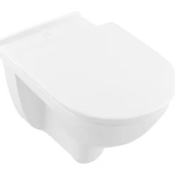 Villeroy & boch vicare veggskål 595x360mm m/åpen spylekant hvit alpin