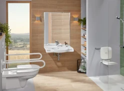 Villeroy & boch vicare veggskål 700x360mm m/åpen spylekant hvit alpin