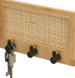 Wenko allegre baderomsknagg m/3 knagger bambus