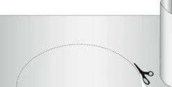 Wenko antisklimatte striper 50x150 cm - sort
