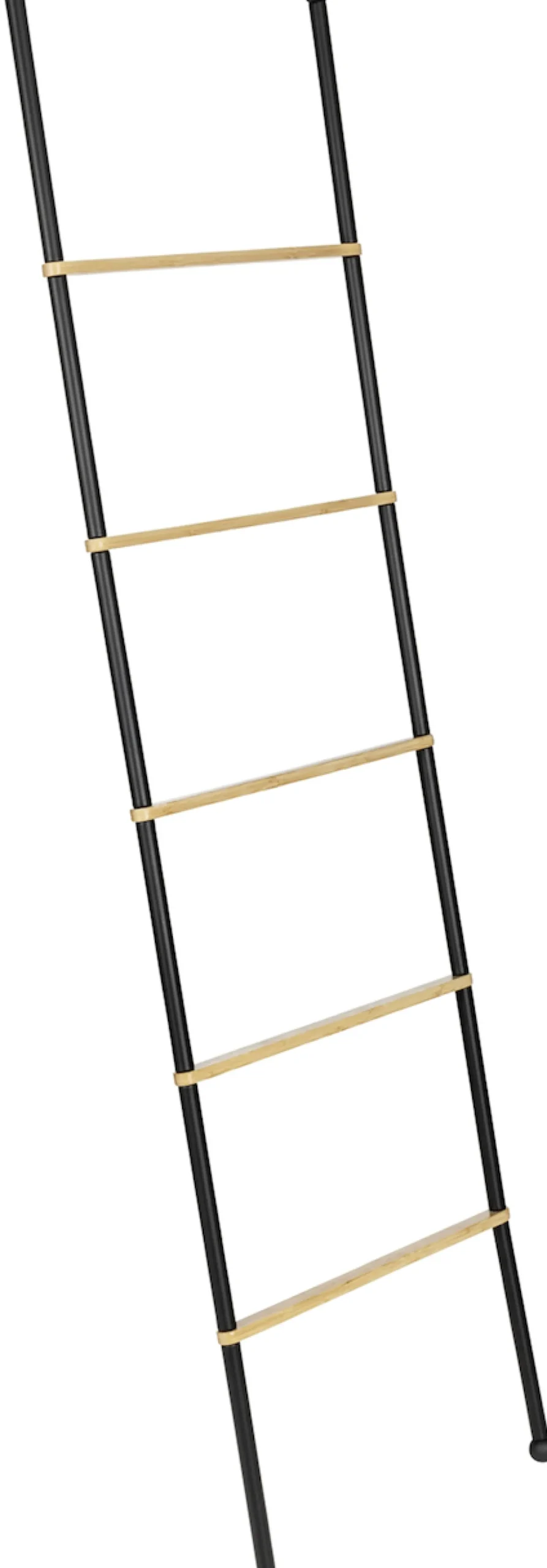 Wenko bambusa håndklestige sort/bambus