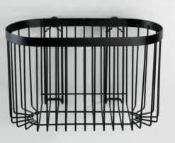 Wenko classic plus dusjhylle sort (stor)
