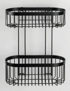 Wenko classic plus dusjhylle dobbel sort