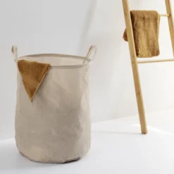 Wenko judy skittentøyskurv beige