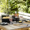 Wenko outdoor elo 4 stk. dip-skål m/ bakke sort