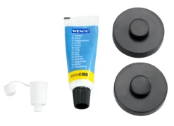 Wenko power-loc® festebrakett sort