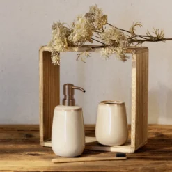 Wenko sirmione såpedispenser beige