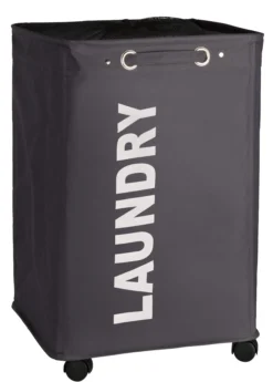 Wenko skittentøyskurv laundry stor grå