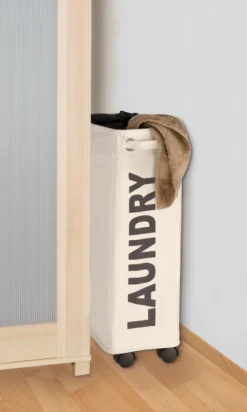 Wenko skittentøyskurv laundry liten beige