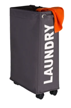 Wenko skittentøyskurv laundry liten grå