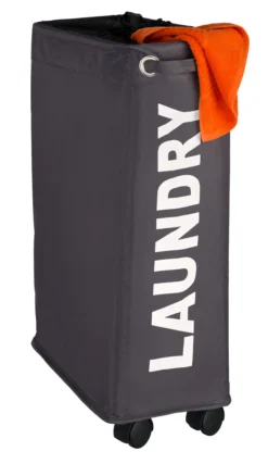 Wenko skittentøyskurv laundry liten grå