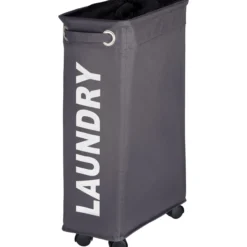 Wenko skittentøyskurv laundry liten grå