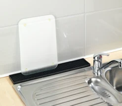 Wenko slim dreneringsmatte 42x8 cm - sort