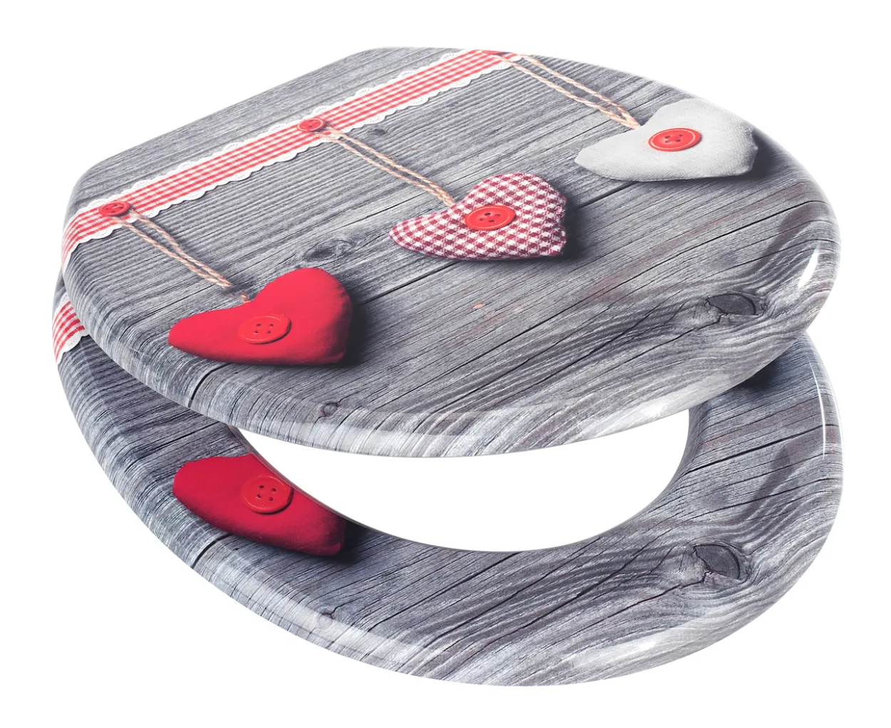 Wenko toalettsete bavarian hearts