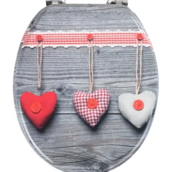 Wenko toalettsete bavarian hearts