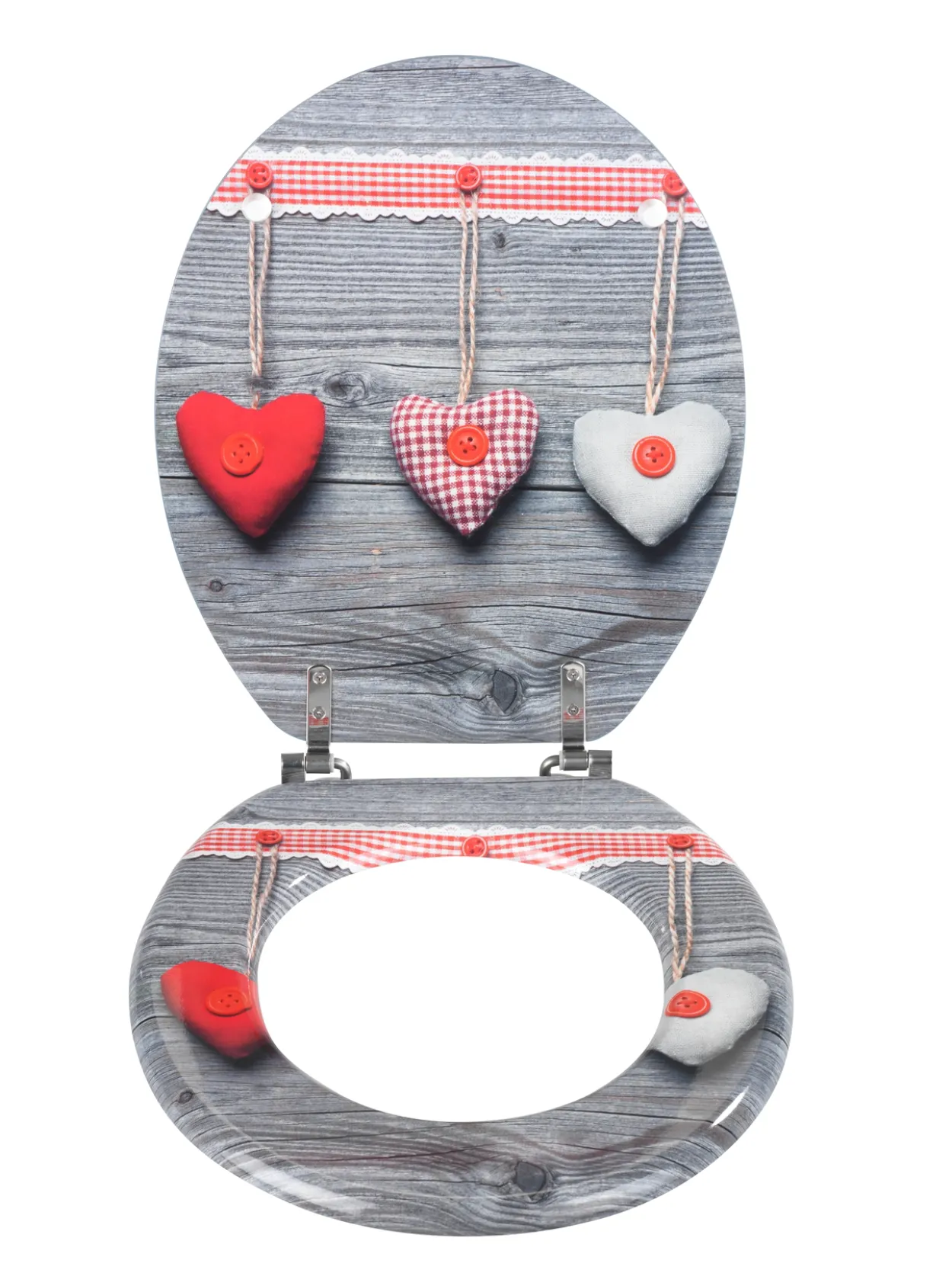 Wenko toalettsete bavarian hearts