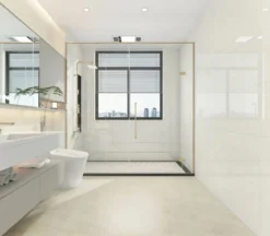 White glossy rectified 30x60 9,5mm