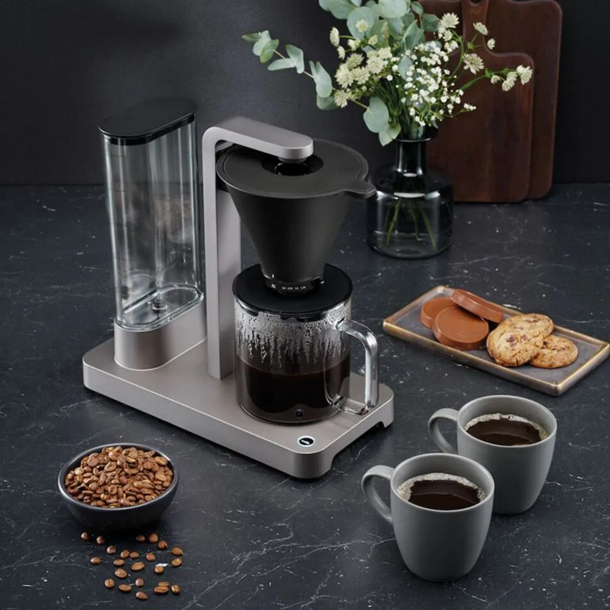 Wilfa performance kaffetrakter cm7t-125 1,25l titanium